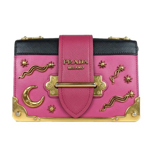 Prada Handbags - Prada Cahier Moon And Stars Astrology Crossbody